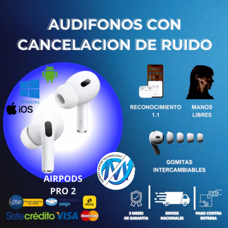 AirPods Pro 2da Generacion Audifonos Bluetooth