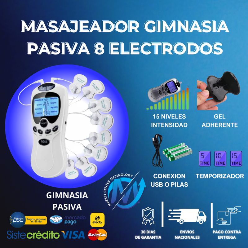 Gimnasia Pasiva Con 8 Electrodos