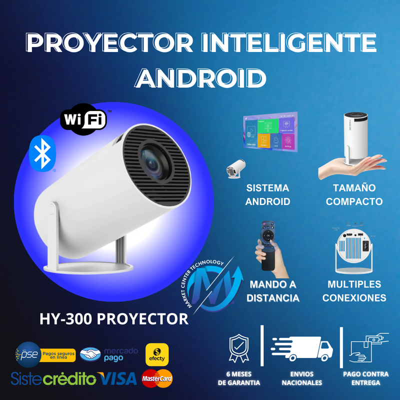 Proyector De Video Inteligente HY-300 Android